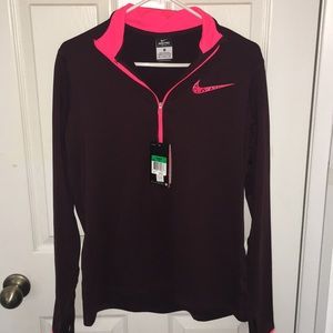 Nike Pro dri fit half zip